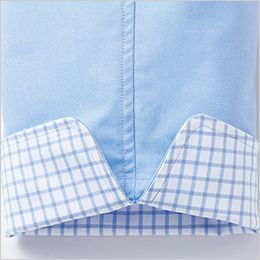 Facemix FB4522U コックシャツ/七分袖(男女兼用) 折り返すことで印象チェンジ可能