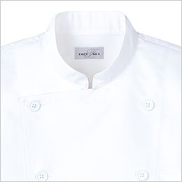Facemix FB4552U コックシャツ(男女兼用) スタンドカラー仕様
すっきり＆シャープな印象に