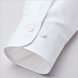 Facemix FB5045M ピンタックウイングシャツ(男性用) 手首の太さに合わせて袖口のサイズ調節ができるアジャストボタン付き