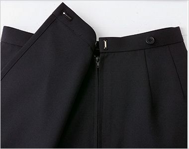 FC3000L FACEMIX/PAMIO(パミオ) ラップキュロット(女性用) 無地 着脱するのがラクなフロントファスナー仕様