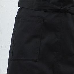 Facemix FK7069 Vネックエプロン(男女兼用) ポケット付き
左ポケットは内側にペン差し付き
