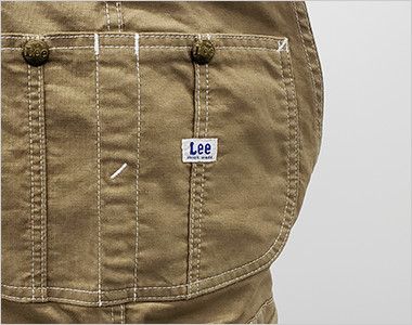 Lee LCK79007 オーバーオールエプロン(男女兼用) ポケット
