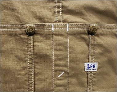 Lee LCK79007 オーバーオールエプロン(男女兼用) ペンやドライバーをさせるポケット(深さ 約6cm)


