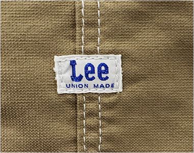 Lee LCK79007 オーバーオールエプロン(男女兼用) ポケットの上にLeeオリジナルロゴ