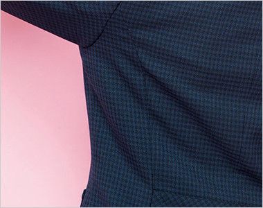 Bonmax LJ0171 [通年] 小柄チェック柄ジャケット 動きやすい袖のパターン設計