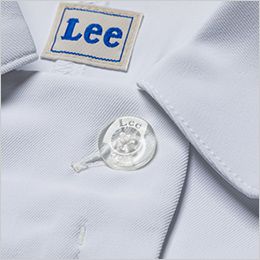 Leeメディカル LMJ03001 ジップタイプ スクラブジャケット[女性用] オリジナルのクリアボタン