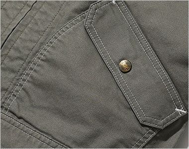 Lee LWB06002 [通年]ジップアップジャケット(男性用) 物が落ちにくいフラップ付き