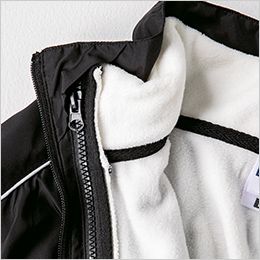 Lifemax MJ0064 ハイブリッドジャケット(男女兼用) シリーズ商品と組み合わせて着用可能。
ファスナーでしっかり装着（インナー品番：MJ0065）