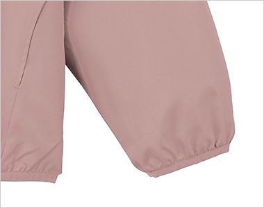 Lifemax MJ0085 リサイクルタフタスタンドジャケット 袖口、裾口は同色のバインダー始末