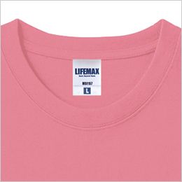 Lifemax MS1157 10.2オンス ポケット付き スーパーヘビーウェイトTシャツ しっかり感のあるリブ仕様
ダブルステッチがさりげないアクセントに