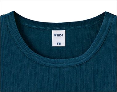 Lifemax MS1175 楊柳Tシャツ 襟ぐりはバインダー始末