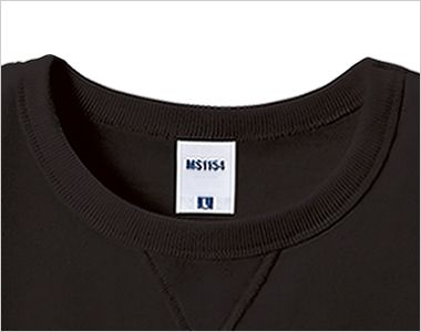 Lifemax MS1185 10.2オンススーパーヘビーウェイトガゼット付きTシャツ 襟ぐりはバインダー始末