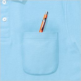 Lifemax MS3114 CVCポロシャツ(男女兼用) 綿60% ポリ40% ペンも入る便利な胸ポケット付き