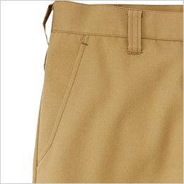 RP6909 ROCKY ノータックカーゴパンツ(男女兼用) ツイル ポケット付き