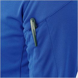 RS4903 ROCKY 長袖トリコットシャツ(男女兼用) ニット ペンポケット付き