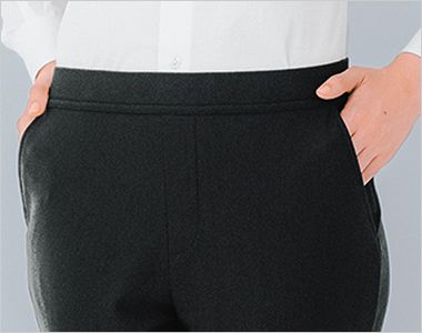 ボストン商会 00204 ニットパンツ[女性用] 両脇にポケットが付いています。