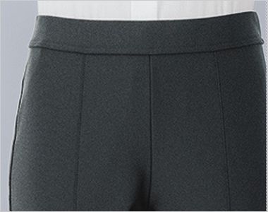 ボストン商会 00205 ニットパンツ[女性用] ニットパンツながら、センターライン入りできちんと感を演出できます。スリムなストレートシルエットと併せて、脚長効果も期待できます。