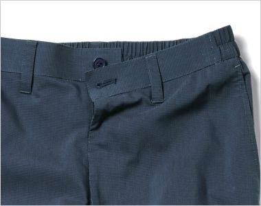 22304 ボストン商会 テーパードパンツ ウエストの後ろ側がゴム仕様になっており、腰まわりゆったり。快適な履き心地です。