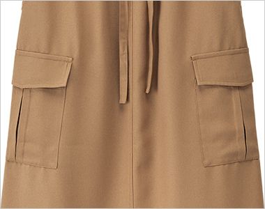 ボストン商会 27207 エプロンスカート[女性用] 左右脇ポケット、左右カーゴポケット