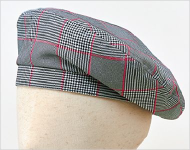 28324 BONUNI(ボストン商会) ベレー帽(男女兼用) グレンチェック