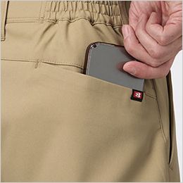 パンツ Phone収納バックポケット※着席時スマホが干渉しないポケット