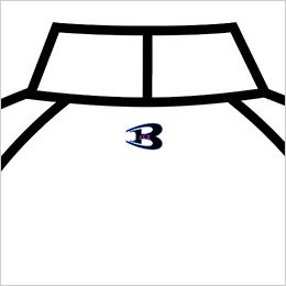 バートル 4093 [秋冬用] モックネックホットTシャツ[男女兼用] ロゴプリント