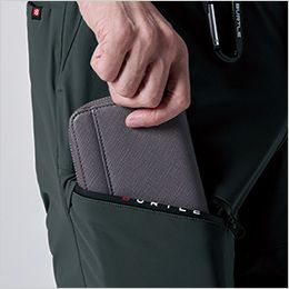 バートル 4099-Y26 [春夏用]ジョガーパンツ[男女兼用] 長財布・レベルブック・Phone収納ファスナーポケット