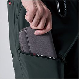 バートル 4100-Y26 [春夏用]ショートパンツ[男女兼用] 長財布・レベルブック・Phone収納ファスナーポケット