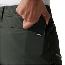 バートル 462 [春夏用]コーデュラ4WAYストレッチクロス カーゴパンツ[男女兼用] 左右Phone収納バックポケット※着席時スマホが干渉しないポケット