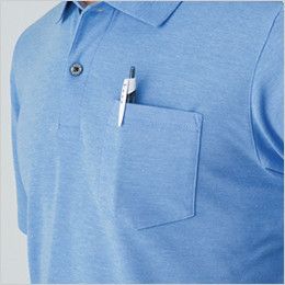 バートル 507 [春夏用]カノコ半袖ポロシャツ[男女兼用][左袖ポケット付] ポケット