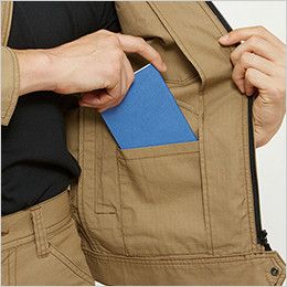 [在庫限り/返品交換不可]バートル 5101 [春夏用]リップクロスジャケット(綿100%)[男女兼用]  レベルブック内ポケット