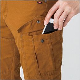 バートル 5502 綿100%チノクロスカーゴパンツ(男女兼用) Phone収納ポケット