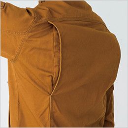 バートル 5505 綿100％チノクロス長袖シャツ[男女兼用] 背ノーフォーク