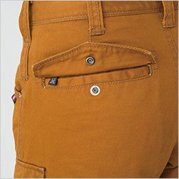 バートル 5509 綿100%チノクロスレディースカーゴパンツ(女性用) サイズチップ・ピスフラップ