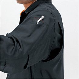 バートル 6033 長袖シャツ(男女兼用) アームノーフォークメッシュ