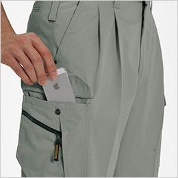 バートル 6052 ツータックカーゴパンツ Phone収納ポケット