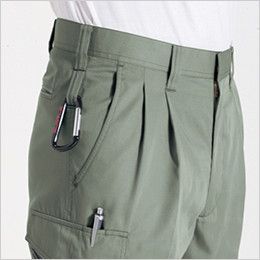 バートル 6066 ツータックカーゴパンツ 右 ペンさし
