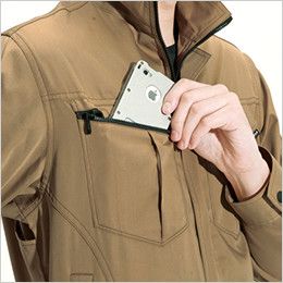 バートル 6081 [春夏用]制電T/Cライトツイルジャケット(JIS T8118適合)[男女兼用] Phone収納ポケット
