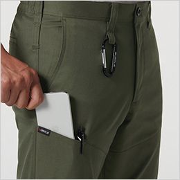 バートル 6213 [春夏用]エコストレッチライトツイル パンツ[男女兼用] ツインループ
Phone収納ポケット