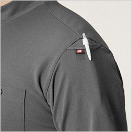 バートル 655 [秋冬用] モックネックロングTシャツ[男女兼用] 袖マルチポケット