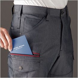 バートル 7042 [春夏用]ストレッチドビーカーゴパンツ[男女兼用] 長財布レベルブック収納ポケット