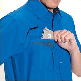 バートル 7065 [春夏用]ソフトトロピカル半袖シャツ[男女兼用] Phone収納ポケット