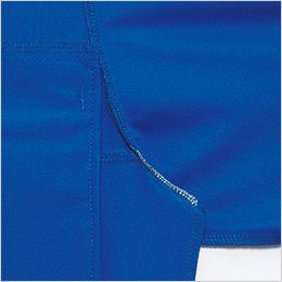 バートル 717 [春夏用]半袖ボタンダウンシャツ(左胸ポケット付)[男女兼用] 脇消臭テープ仕様