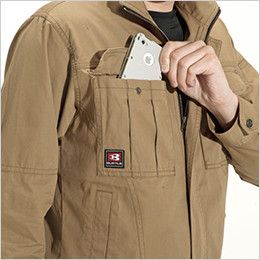 バートル 8031 ツイルクロスジャケット(綿100%)[男女兼用] Phone収納ポケット