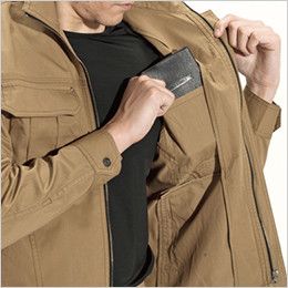 バートル 8091 [春夏用]綿100％ライトチノジャケット[男女兼用] 内ポケット