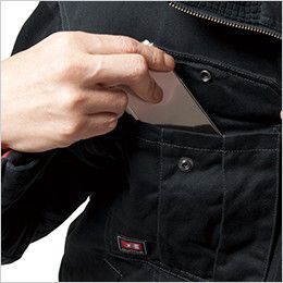バートル 8110 チノクロス防寒ジャケット(大型フード付)綿100%(男女兼用) Phone収納ポケット