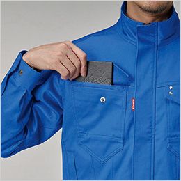バートル 8301 [秋冬用]ジャケット[男女兼用] レベルブック・Phone収納ポケット、カフスドットアジャスター、ボタン裏非接触仕様
