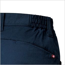 カーゴパンツ 後脇シャーリングゴム仕様