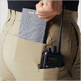 バートル 9703 [春夏用]エコ4WAYストレッチ パンツ[男女兼用] Phone収納バックポケット(左右)、マルチポケット(右)