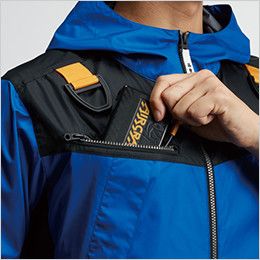 バートル AC1091 [春夏用]エアークラフト パーカージャケット[男女兼用] バッテリー収納ポケット、ファスナー止め、コードホール付き